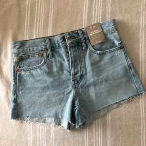 NWT Madewell relaxed denim shorts